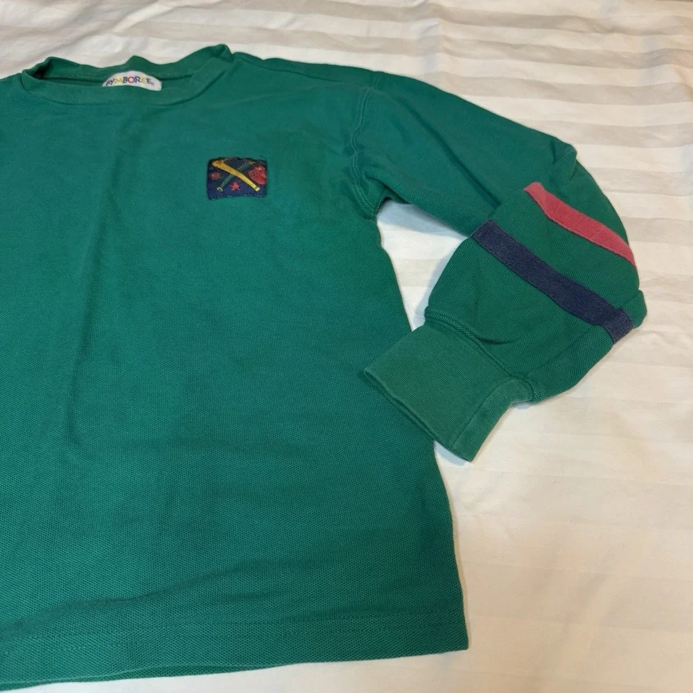 Vintage Gymboree Rainbow Tag Toddler Boy's XXL (7) Colorblock‎ 90's Baseball